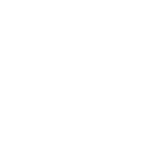 A simple, white, line-drawn butterfly icon on a light gray background. The design is symmetrical with rounded wings and minimal details.